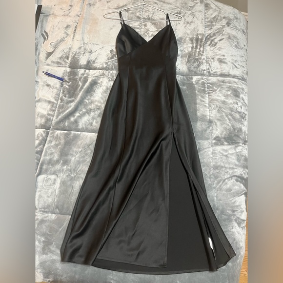 Dynamite slit dress | extra extra small | black - Picture 1 of 1